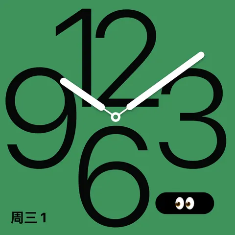 表盘:Typograph